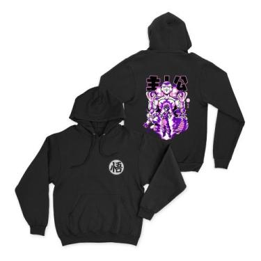 Imagem de Moletom Canguru Freeza Dragon ball Algodão Flanelado fio 30.01 pentead