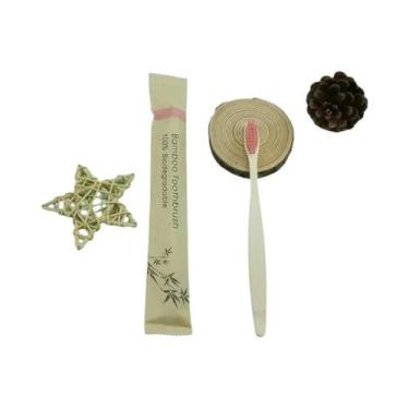 Imagem de Escova De Dente De Carvão De Bambu Com Cerdas Macias E Coloridas, Vega