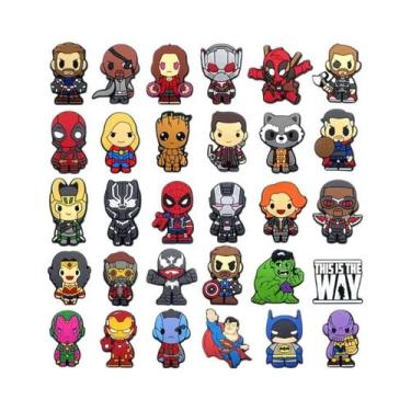 Imagem de Charms De Sapato Marvel Spider-Man Para Meninos, 9-30PCS, Decorações D