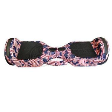 Imagem de Infantil Skate Elétrico Adesivado America Led USA