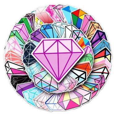 Imagem de Adesivos de vinil diamantado à prova d'água, decalques de grafite, 50 