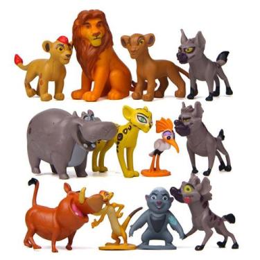Imagem de Boneco de ação King Lion Simba 12 peças para crianças - yiweisai