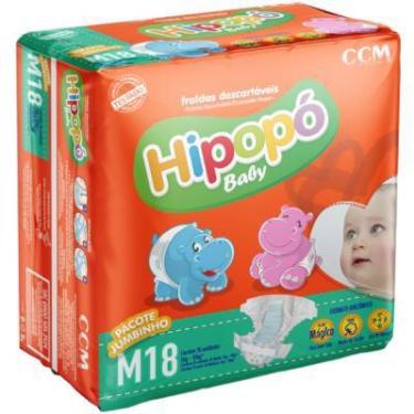 Imagem de Fralda Hipopo Baby Jumbinho, M com 18
