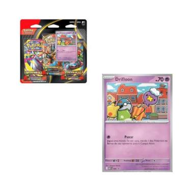 Imagem de Pokemon Cartas TCG Megaevolução Blister Triplo Drifloon - COPAG