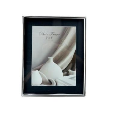 Imagem de Porta retrato de alumínio fundo preto 15x20cm - SANXIA