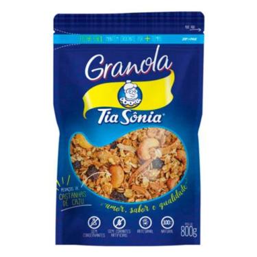 Imagem de Granola Tradicional 800g - Tia Sônia