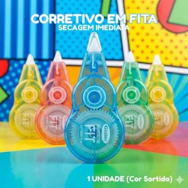 Imagem de Corretivo Em Fita Secagem Imediata 5mmx5m Escolar - goller