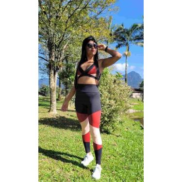 Imagem de TOP HeadUP com sobreposição DGO - DGO Fitness Wear, Preto, GG