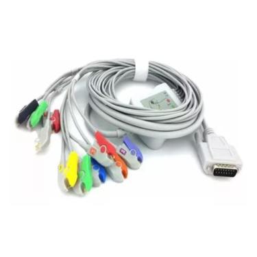 Imagem de Cabo De Ecg 10 Vias Ecafix12/12s