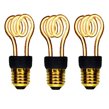 Imagem de 3X Lâmpada Spira Poptem Filamento De Led Bivolt 4W Não Dimerizável Decorativa
