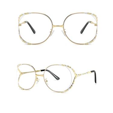 Imagem de Óculos de sol superdimensionados fashion feminino uv400 retro designer óculos de sol de armação grande para óculos femininos femininos, 3, tamanho único