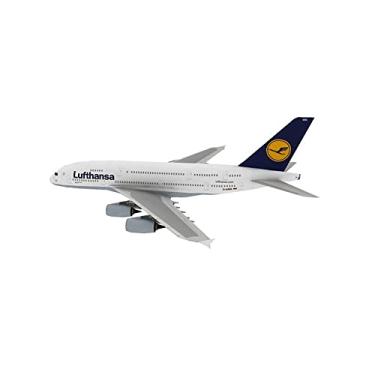 Imagem de TECKEEN 16*10*9CM A380 German Lufthansa Airplane Plane Metal Model Diecast Plane Model
