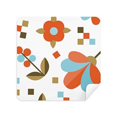 Imagem de Pixel Flower Flower Plant Paint Glasses Pano Limpador de Tela Tecido Camurça Pacote com 2