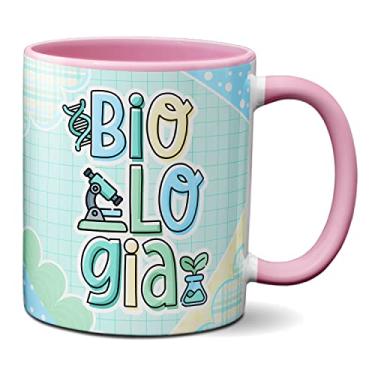 Imagem de Caneca Biólogo Profissional Biologia Profissão Presente (Rosa)
