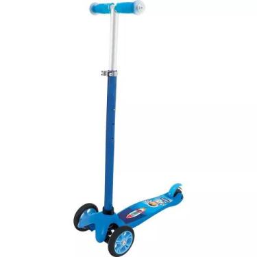 Imagem de Patinete Triciclo Infantil Com 3 Rodas Ate 30 Kg Azul Mor - Met. Mor