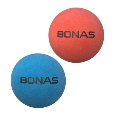 Imagem de Bolinha Semi Profissional BONAS Borracha Resistente Para Frescobol Tênis de Praia Super Kit (2)