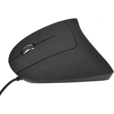 Imagem de Mouse para jogos, pulso saudável para canhotos USB com fio Mouse óptico vertical com fio Mouse vertical fácil de usar Mouse ergonômico vertical com fio para laptop para jogos/581
