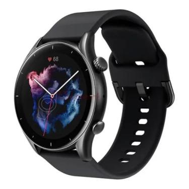 Imagem de Pulseira Silicone Colorida Gtr3 / Gtr3 Pro - Preto - T-Shirck