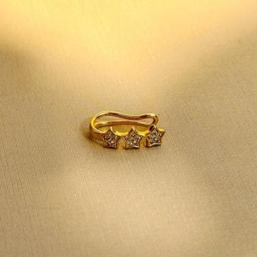 Imagem de Ear Cuff Dourado com Estrelas e Zircônia Nise da Silveira - Vorax Woma