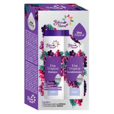 Imagem de Kit Shampoo e Condicionador 300ml Uva Tropical - Tropical Aromas