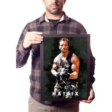 Imagem de Quadro Arte Comando Para Matar Filme Arnold Schwarzenegger - Fanarte