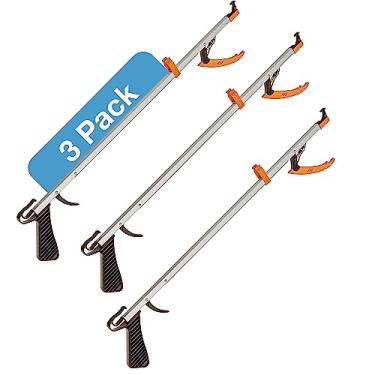 Imagem de Sammons Preston Easireach Ii Reacher, 26" Auxílio de Alcance Ergonômico com Ímã, Ferramenta de Agarramento Magnético Leve de 7 Oz E Garra de Alcance, Coletor de Lixo de Alumínio, Removedor de Lâmpada