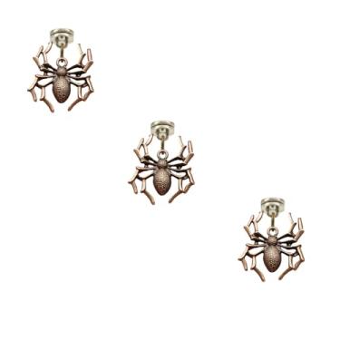 Imagem de Cabeça de dobradiça de latão, decoração de casa, aranha, conta-gotas magnéticos, tampas de cabeça de dobradiça magnética, tampa de pino de dobradiça de porta (latão)