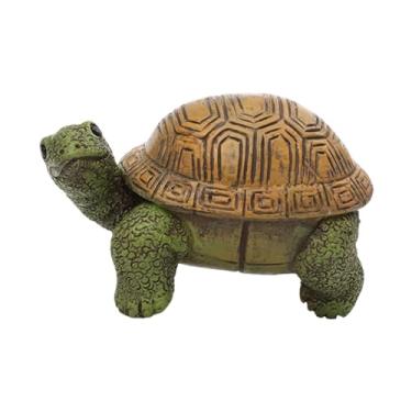 Imagem de Generic Vaso de flores de tartaruga, coleção de enfeites para aquário, presente, pequena estátua de tartaruga pendurada, escultura de jardim para gramado e, Arrastar