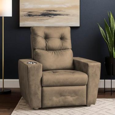 Imagem de Poltrona Idoso Reclinável 3 Posições Magazine Capuccino