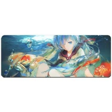 Imagem de Mouse pad para jogos Anime Hatsune Miku Large 80x30cm de borracha - yi