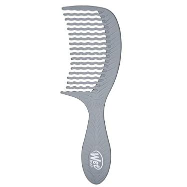Imagem de Wet Brush Escova de cabelo desembaraçante infundida com óleo de coco Go Green, Pente de carvão
