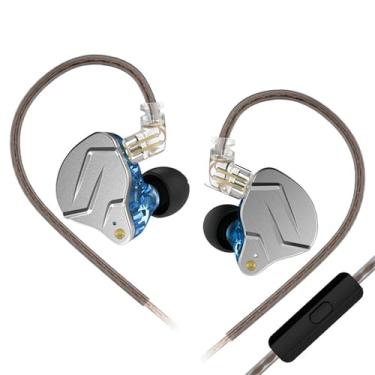 Imagem de KZ ZSN PRO Fone Intra Auricular Monitor/Retorno de Palco Dual drivers (COM MICROFONE) Azul