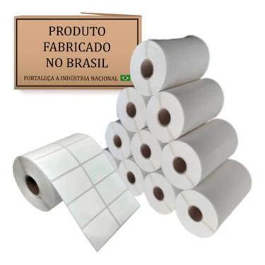 Imagem de Etiqueta 50x25 2 Colunas Termica - Kit 05 Rolos Zebra Argox - CBS SUPR