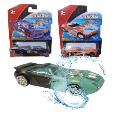 Imagem de Kit 2 Carrinhos Estilo Hot Wheels Que Muda de Cor na Água Color Shifte