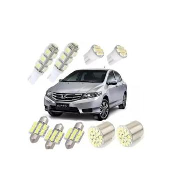 Imagem de Kit Lâmpadas Led Honda Fit City Civic 2009 2010 2011 2012 - Blue Lion