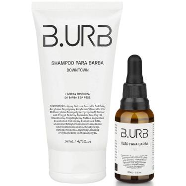 Imagem de Kit Shampoo Downtown + Óleo Venice Café e Baunilha Barba Urbana B.URB