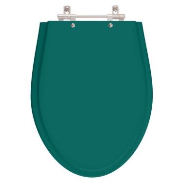 Imagem de Assento Sanitário Poliester Victoria Verde Amazônia Para Vaso Ideal Standard
