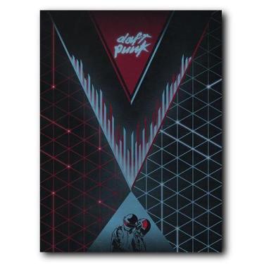 Imagem de Placa  MDF  30 cm x 20 cm - Daft Punk (BD01) - BD Cases
