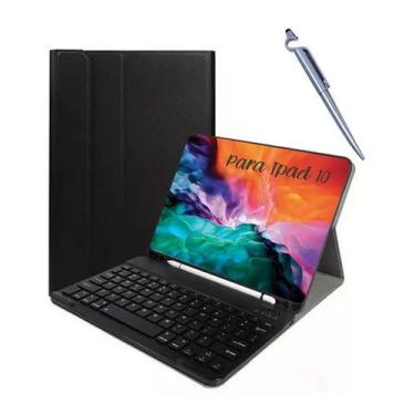 Imagem de Capa Para iPad 10 A2696 A2757 A2777 + Película + Teclado - BDNET