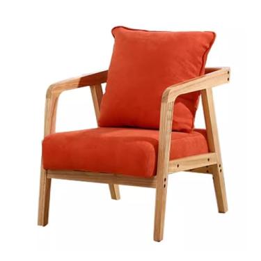 Imagem de UISLA Braço estofado grosso para sofá moderno com moldura de madeira maciça, almofada macia para sala de estar e quarto