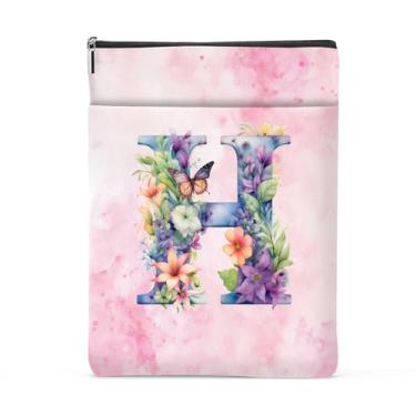 Imagem de Capa de livro à prova d'água retrô floral bolsa protetora presentes de aniversário para mulheres leitoras professora sobrinha acessórios bibliófilos clube do livro - 23