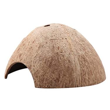 Imagem de Yctze Caverna de Esconderijo de Répteis Com Casca de - Casa de Esconderijo para Aquário de Tartarugas para Lagartos, Répteis e Anfíbios