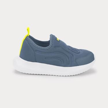 Imagem de Tênis Infantil Bibi Flash Azul com Amarelo-Masculino