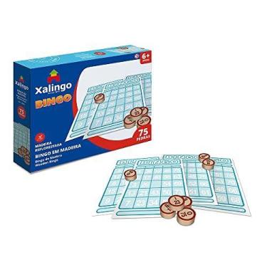 Imagem de Jogo De Bingo Bingo De Pedras De Madeira - XALINGO