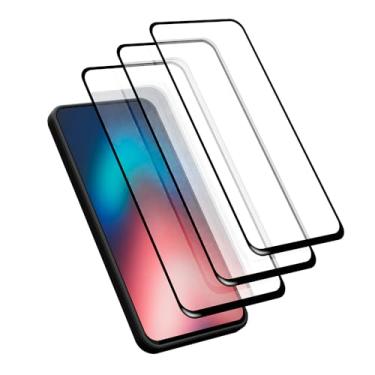 Imagem de Kit 3x Películas Compatível Motorola Moto One Vision Vidro 3D 9D Temperado Premium