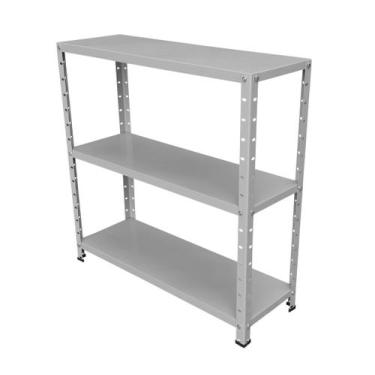 Imagem de Estante Aço 3 Prateleiras Reguláveis 25cm Multiuso Várias Cores - BMS 