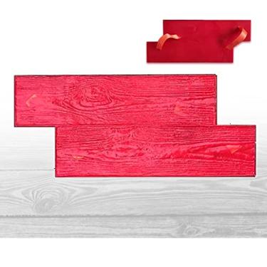 Imagem de Tapete de textura realista de piso de madeira tapete de textura de concreto Tapete de textura de concreto Tapete de carimbo de grão de madeira sem costura Tapete de carimbo de textura de concreto de poliuretano Tapete de carimbo de textura de madeira selos de concreto