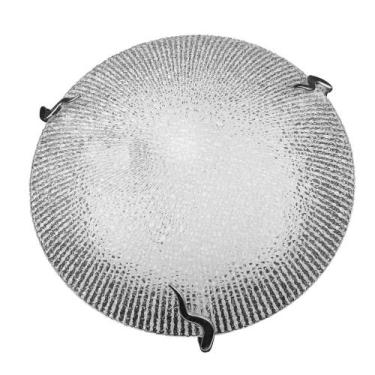 Imagem de Plafon Prisma Vidro Craquelado 25cm 1 Lamp. E-27 Max 60w - Home Line