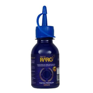 Imagem de Refil Tinta de Pincel Quadro Branco Frasco Aplicador 100ml - Pincel Ra