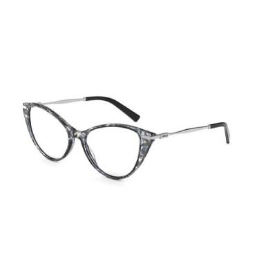 Imagem de Armação Óculos Colcci Rosa C6157kcj58 Azul Marmore, Azul